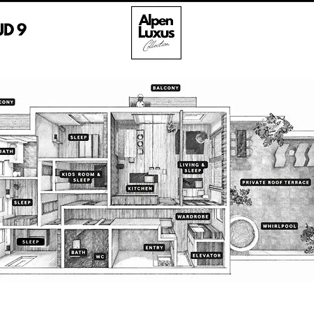 Διαμέρισμα Cloud 9 By Alpenluxus Fügen